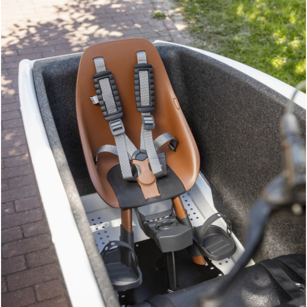 Load image into Gallery viewer, Steco adapter voor voorzitje bakfiets mat zwart

