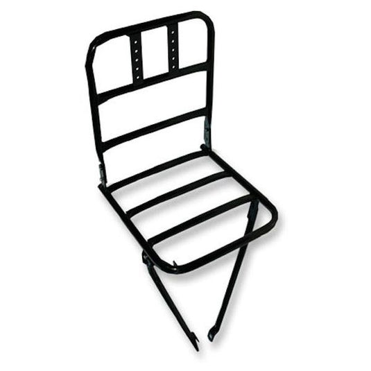 Voordrager Steco matzwart 30x30cm
