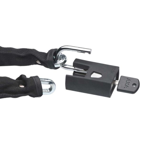 Load image into Gallery viewer, AXA Clinch kettingslot 105cm zwart
