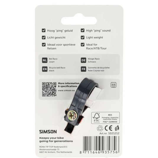 Tmf tormino fulfilment simson fietsbel race - rvs compact