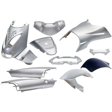 Edge plaatset 11-delig voor aprilia sr van bouwjaar 1997 tot 2004 - zilver metallic