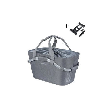 Basil mand achterop 2day carry all grijs | mik | 22l