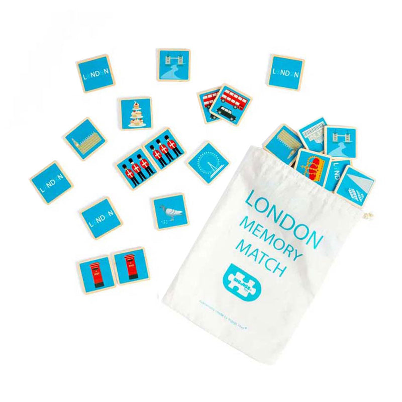 Load image into Gallery viewer, Bigjigs houten londen memo spel
