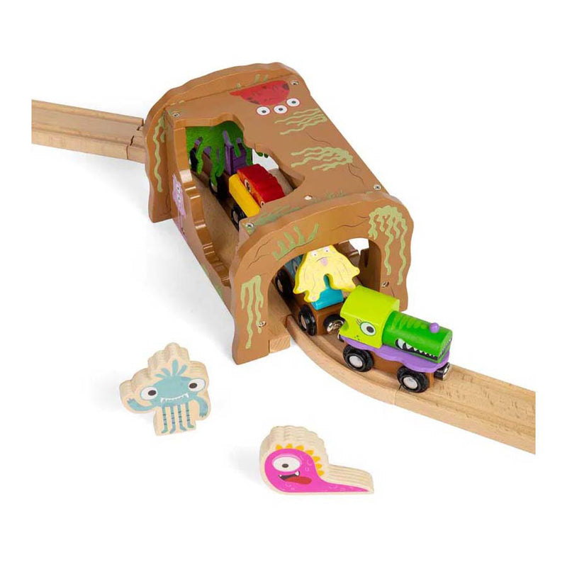 Load image into Gallery viewer, Bigjigs houten monster-tunnel
