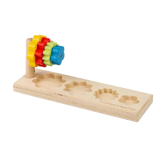 Bigjigs bloemensorteerder, 5dlg.