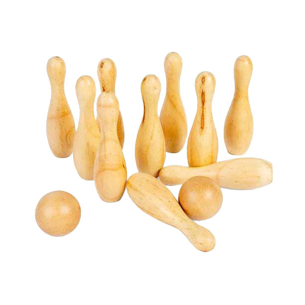 Load image into Gallery viewer, Bigjigs houten bowlingset, 12dlg.

