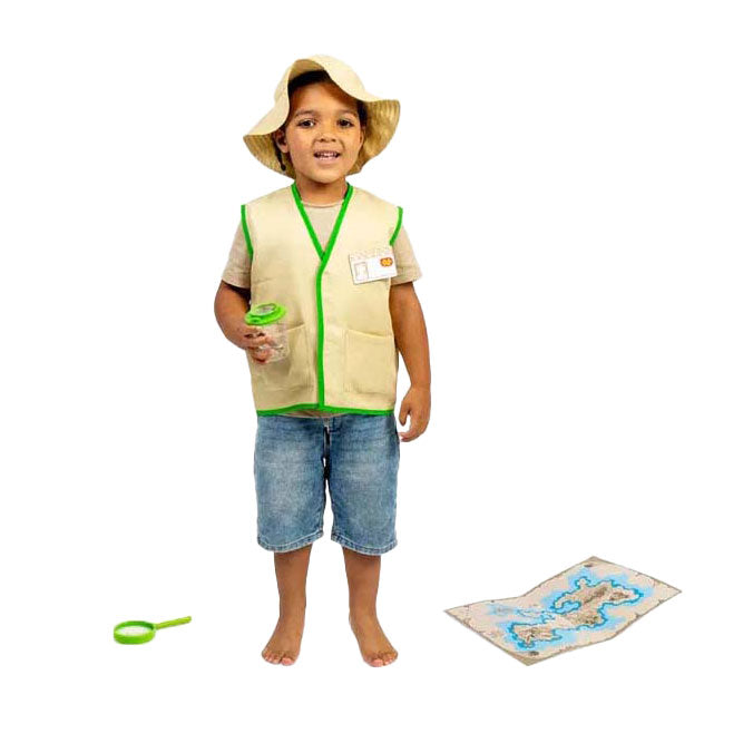 Load image into Gallery viewer, Bigjigs ontdekkers verkleedset met accessoires
