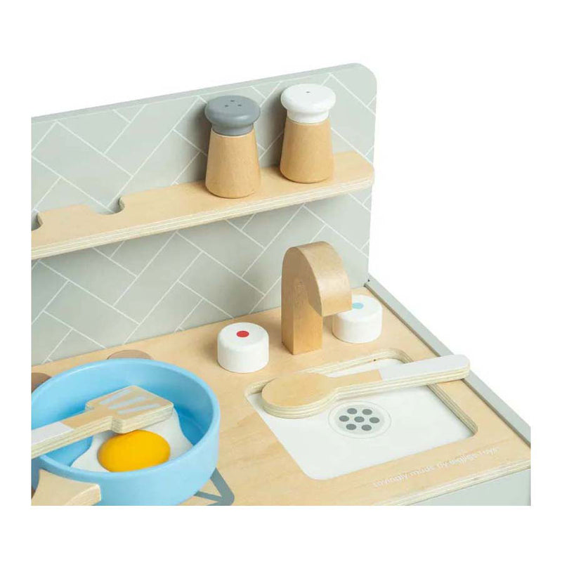 Load image into Gallery viewer, Bigjigs houten tafelbladkeukentje, 7dlg.
