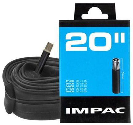 Impac inner tube (by Schwalbe) AV20 20x1.75 ETRTO 40/60-406 Valve: auto schrader valve 35mm