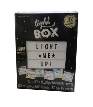 Darice • lichtbox cijfers letters symbolen a4 96stuks