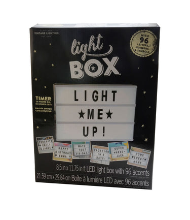Darice • lichtbox cijfers letters symbolen a4 96stuks