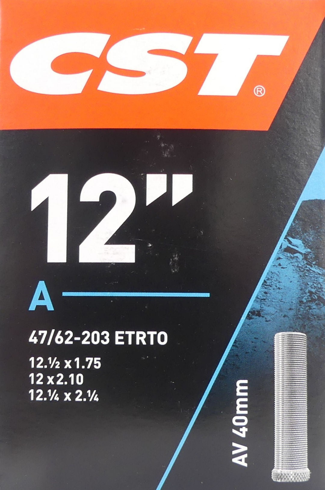 Inner tube CST AV40 12 x 2 ¼ / 47/62-203