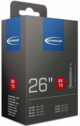 Schwalbe inner tube sv13 26 inch 40/62-559 sv 40 mm