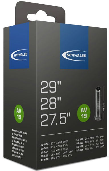 Schwalbe inner tube av19 28/29 inch 40/62-622 40 mm