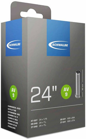 Schwalbe inner tube av9 24 inch 28/47-507/540 av 40mm