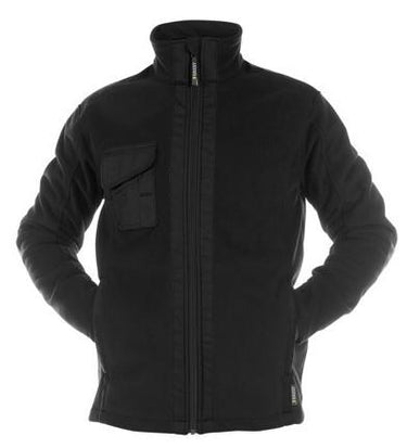 Dassy fleecejas croft zwart m