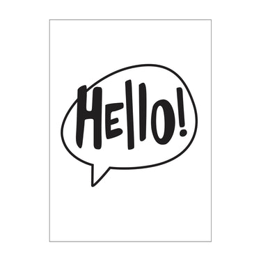 Darice • embossing sjabloon hello
