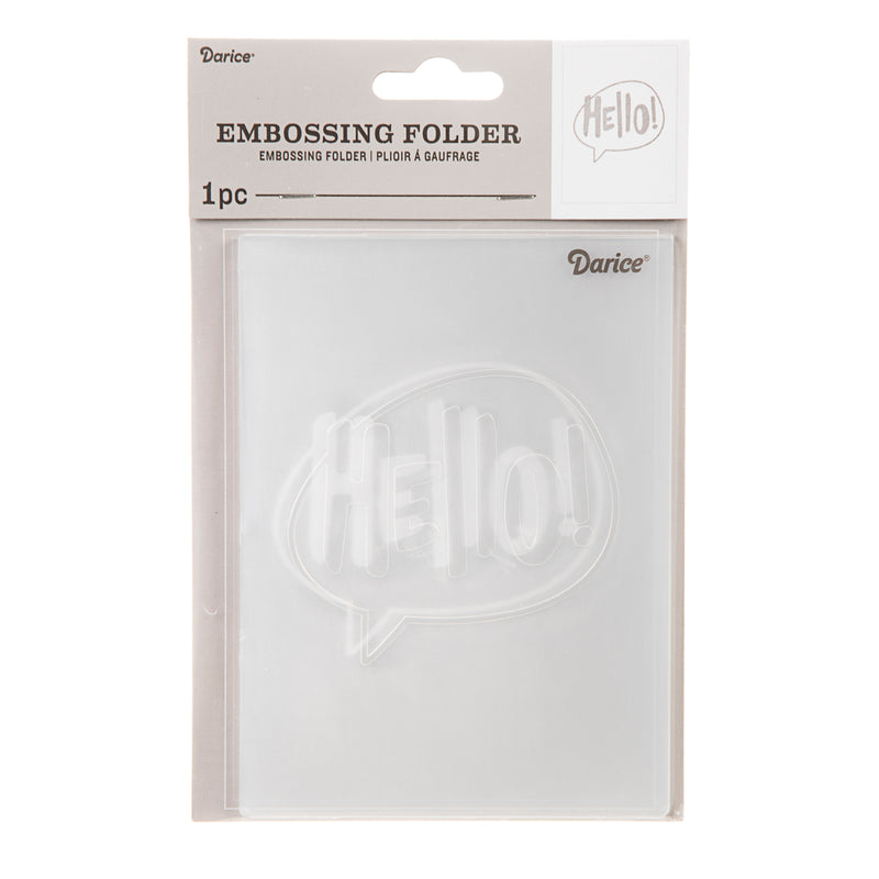 Load image into Gallery viewer, Darice • embossing sjabloon hello
