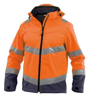 Dassy hoge zichtbaarheidsjas malaga oranje blauw l