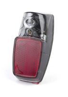 Ikzilight rear light reflector 1xled red on card