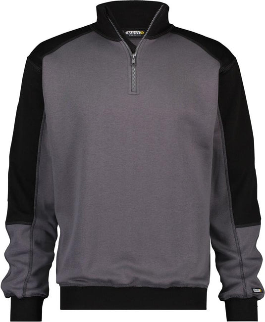 Dassy sweater basiel grijs zwart xl