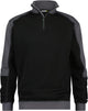 Dassy sweater basiel zwart grijs s