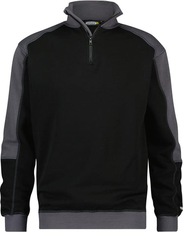 Dassy sweater basiel zwart grijs l