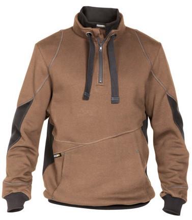 Dassy sweater stellar bruin grijs l