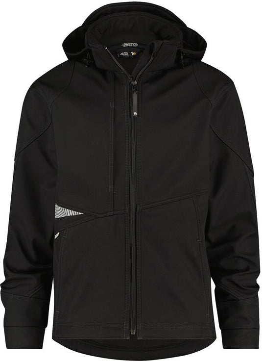 Dassy gravity softshell zwart mt xl