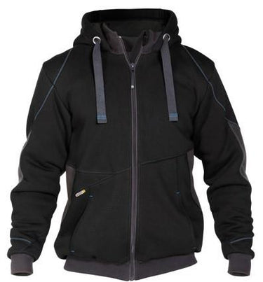Dassy sweatshirt jas pulse zwart antraciet xl