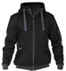 Dassy sweatshirt jas pulse zwart antraciet l