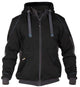 Dassy sweatshirt jas pulse nachtblauw antraciet s