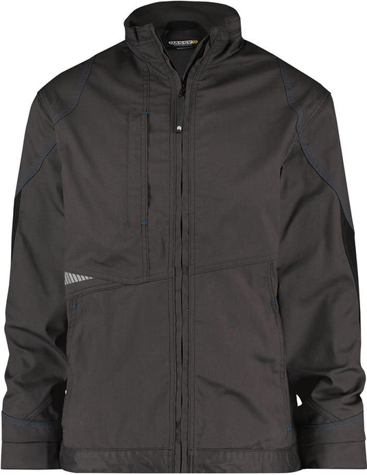 Dassy werkjas atom grijs zwart m