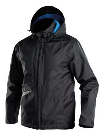 Dassy hyper wind- waterdichte werkjas zwart xl