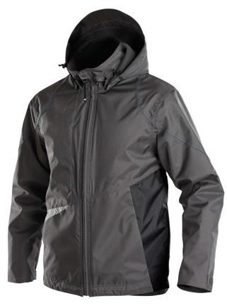 Dassy hyper wind- waterdichte werkjas grijs zwart s