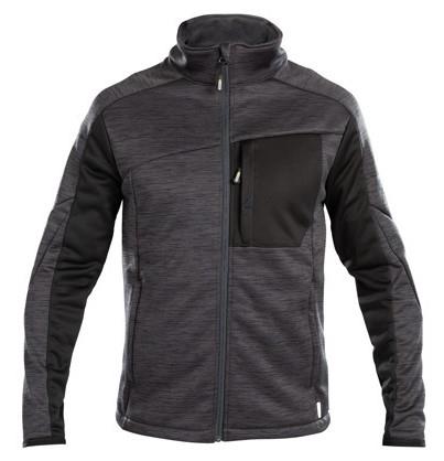 Dassy midlayer vest convex grijs zwart l