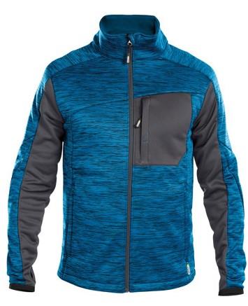 Dassy midlayer vest convex azuurblauw antraciet m