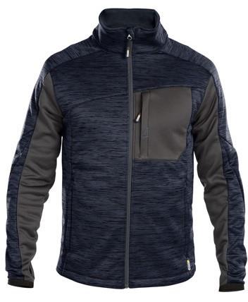 Dassy midlayer vest convex nachtblauw antraciet xl