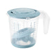 Keeeper maatbeker 1l + citruspers blauw