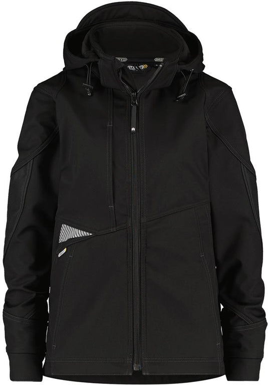 Dassy gravity women softshell zwart s