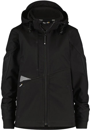 Dassy gravity women softshell zwart m