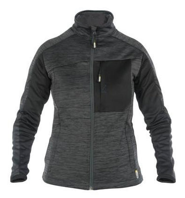 Dassy midlayer vest convex women grijs zwart m