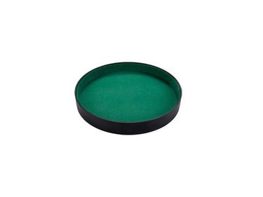 Longfield pokerpiste 26 cm zwart kunstleder exclusief kaarten, dobbelbeker, en dobbelstenen. bevat enkel de pokerpiste.