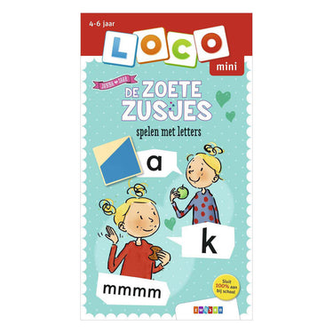 Centraal boekhuis loco mini de zoete zusjes spelen met letters | 4-6 jaar
