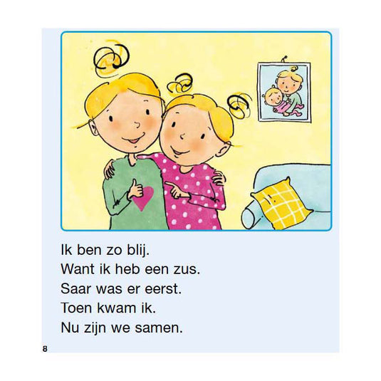 Centraal boekhuis de zoete zusjes een kus voor mijn zus