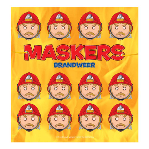 Load image into Gallery viewer, Centraal boekhuis maskers: brandweer
