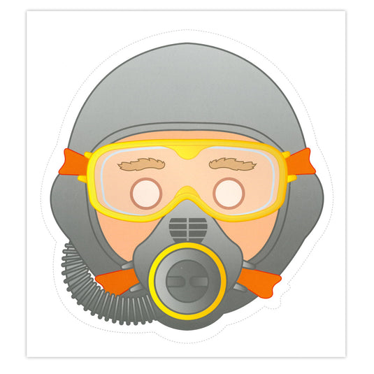 Centraal boekhuis maskers: brandweer