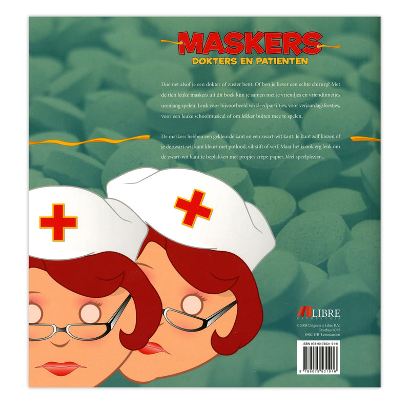 Load image into Gallery viewer, Centraal boekhuis maskers: dokters en patiënten
