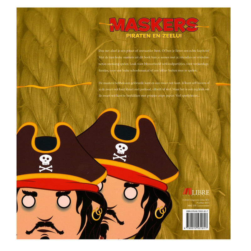 Load image into Gallery viewer, Centraal boekhuis maskers: piraten en zeelui
