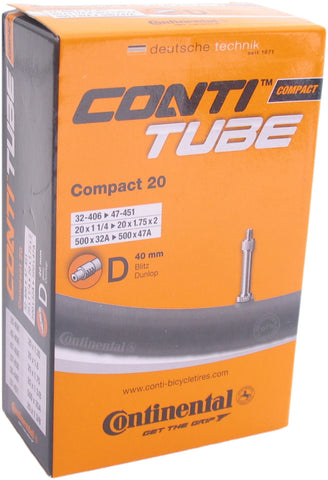 Continental inner tube dv7 compact 20 inch 32/47-406-451 dv 40 mm